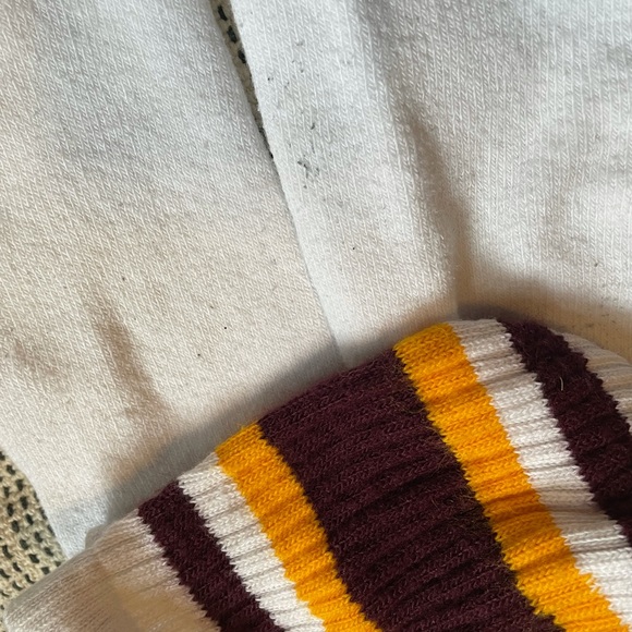 3 pr: One teal 22”, one maroon and gold 22”, and one red, yellow, and green 30” - Picture 8 of 12